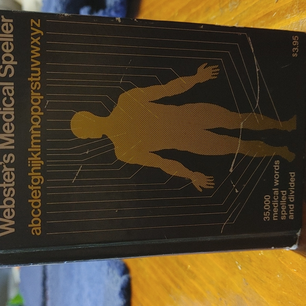 Webster's Medical Speller Hardback 1975